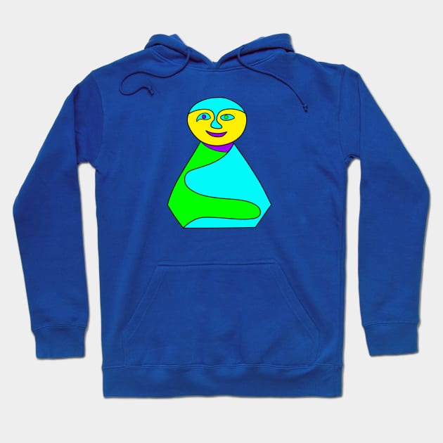 Aqua mix Buddha Hoodie by VazMas Design